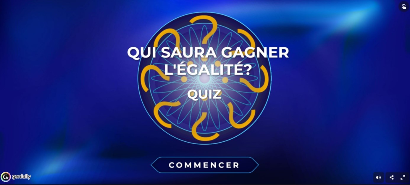 Qui saura gagner l'égalité 2024 Facebook Onisep Réunion