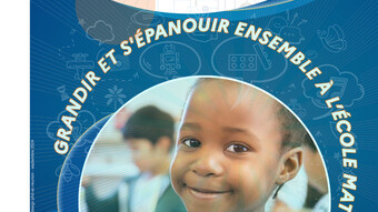 Affiche Quinzaine de l'école maternelle